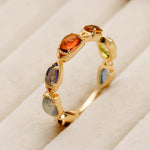 Multi Gemstones Ring - Minerva Jewelry