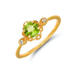 Peridot Ring - August Birthstone - Minerva Jewelry