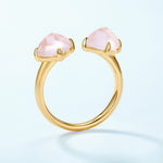 Rose Quartz Ring - Minerva Jewelry