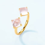 Rose Quartz Ring - Minerva Jewelry