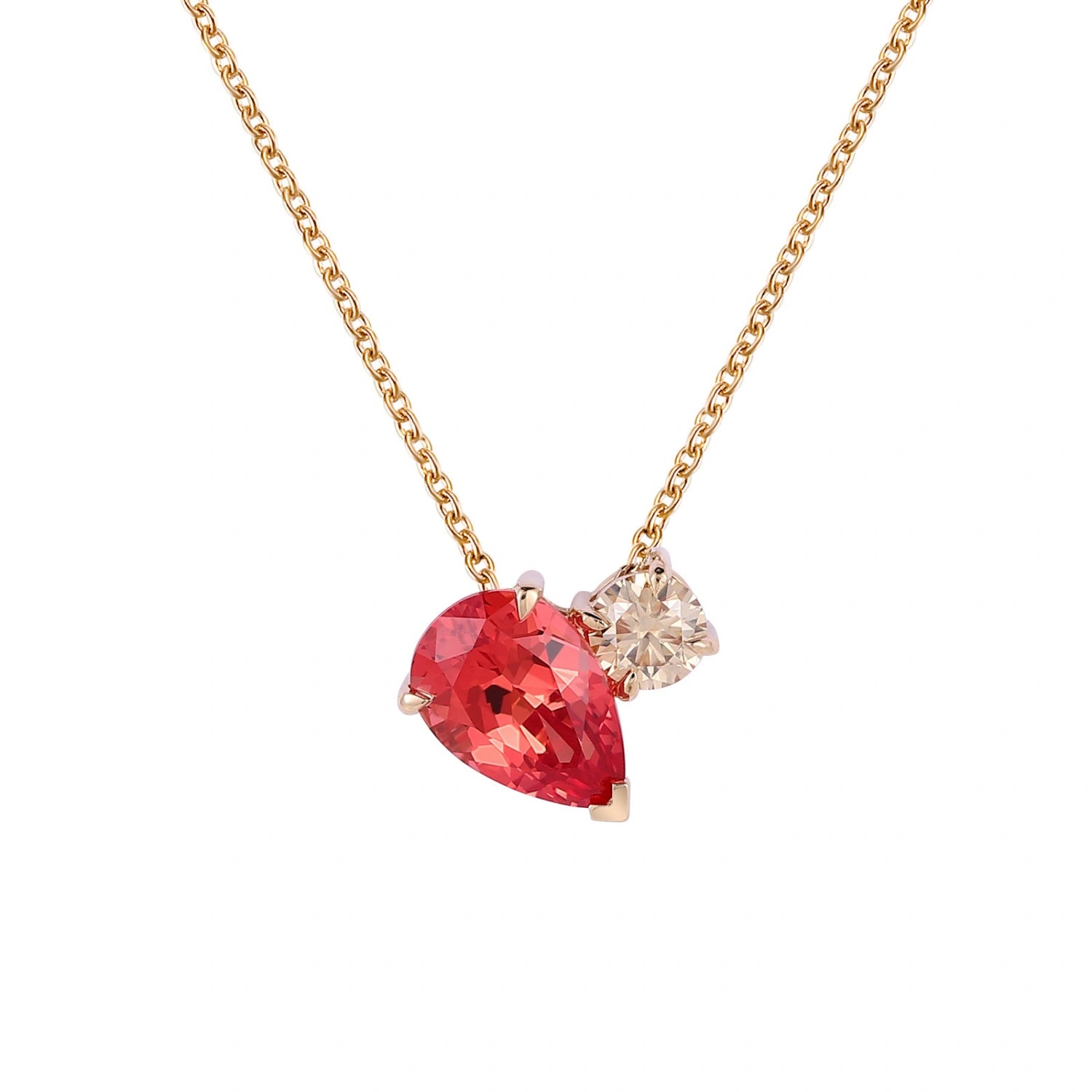 Ruby Diamond Necklace