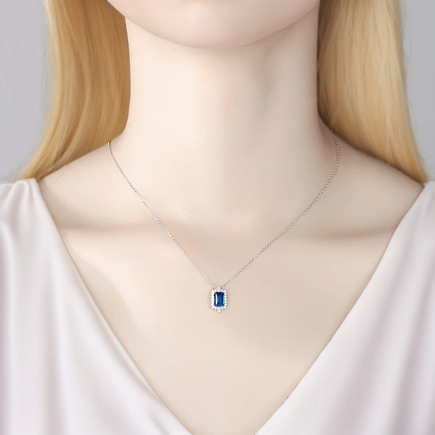 Sapphire Necklace - Minerva Jewelry