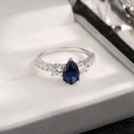 Sapphire Ring Engagement - Minerva Jewelry