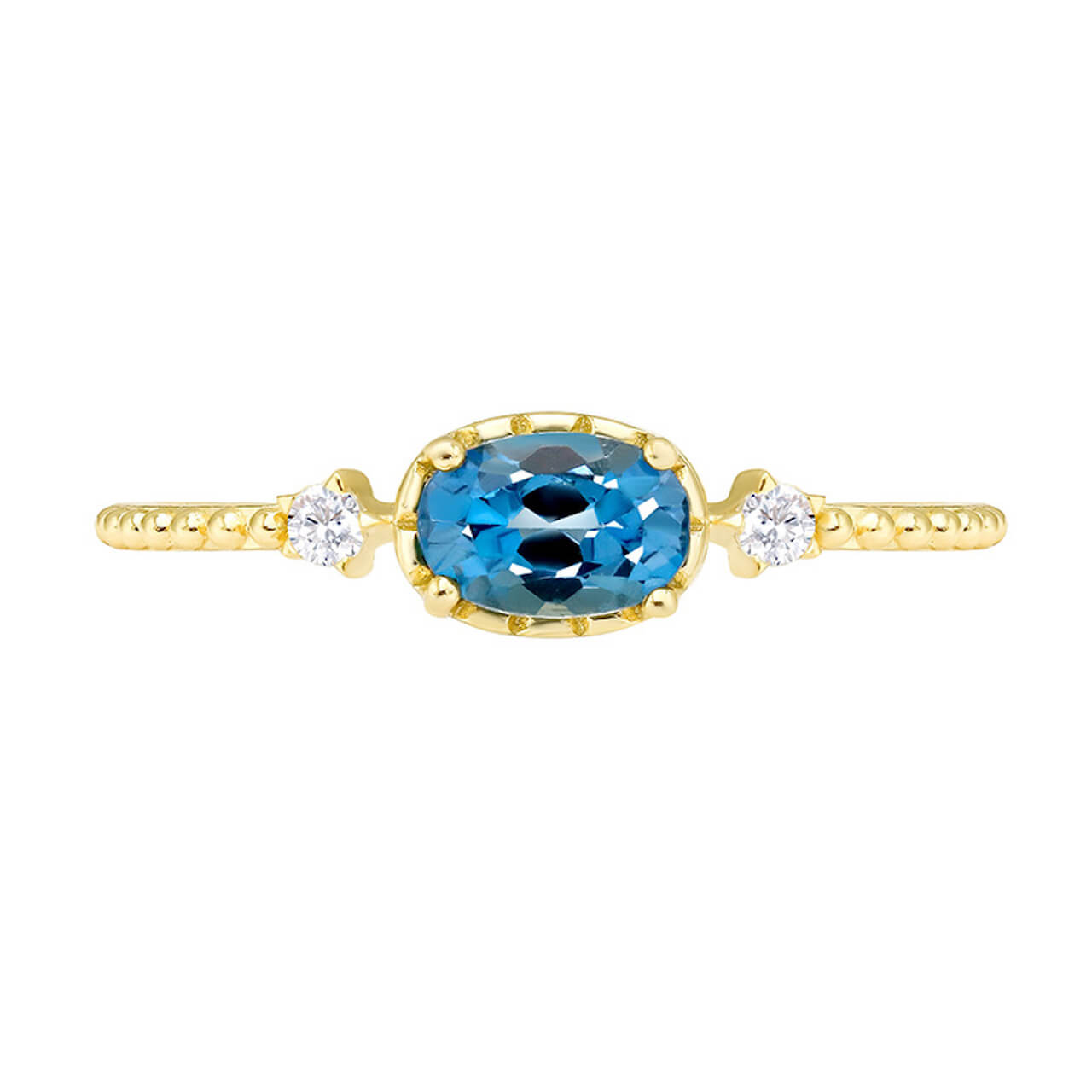 Topaz Ring Blue - Minerva Jewelry