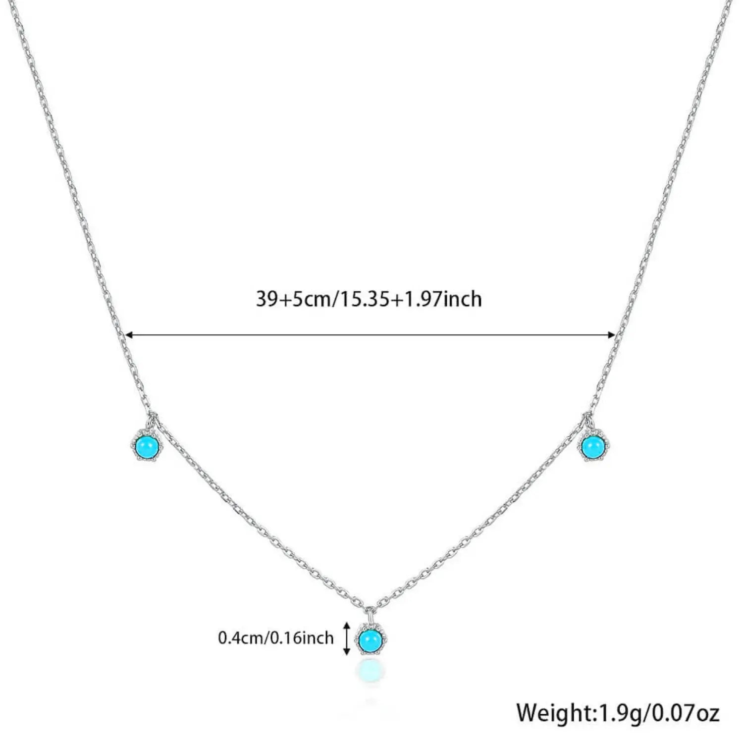 Turquoise Beaded Necklace