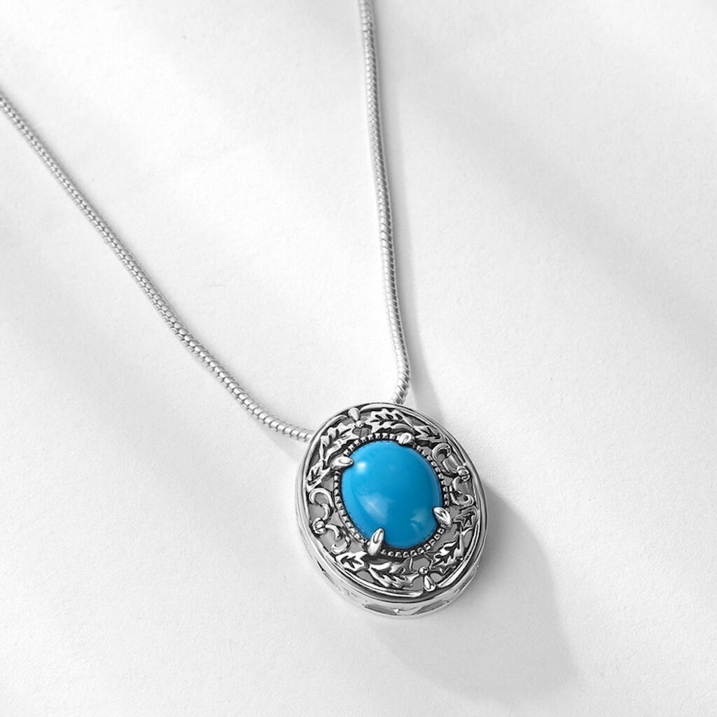 Turquoise Pendant Gold - Minerva Jewelry