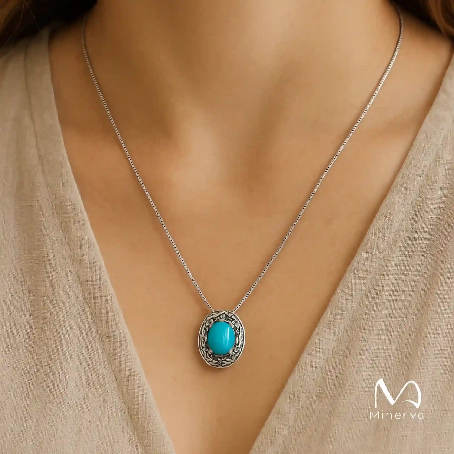Turquoise Pendant Gold