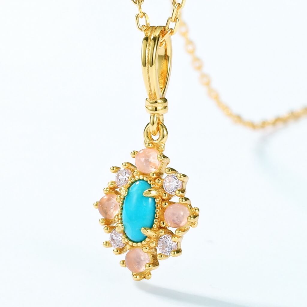 Vintage Turquoise Jewelry In Gold - Minerva Jewelry