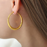 Large Hoops - Minerva Jewelry