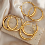 Large Hoops - Minerva Jewelry