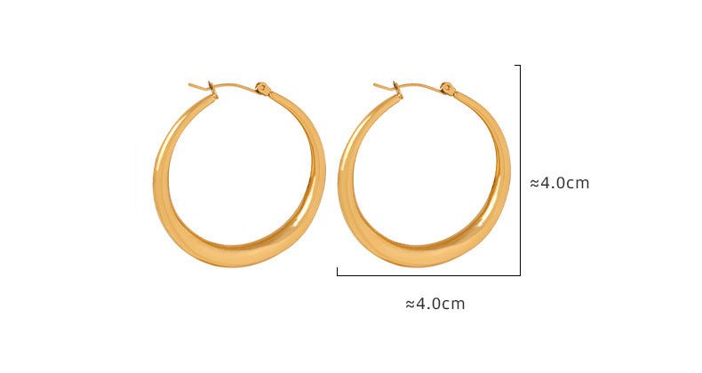 Large Hoops - Minerva Jewelry