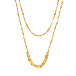 Layered Block Necklace - Minerva Jewelry